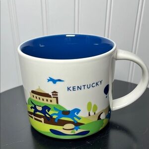 Starbucks Kentucky You Are Here State Collection Mug